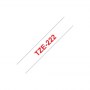 Brother | 222 | Laminated tape | Thermal | Red on white | Roll (0.9 cm x 8 m) - 2